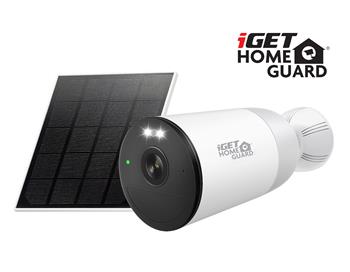 iGET HOMEGUARD HGWBK355S - vonkajšia batériová 2K kamera so solárnym panelom pre HGWNK108402S