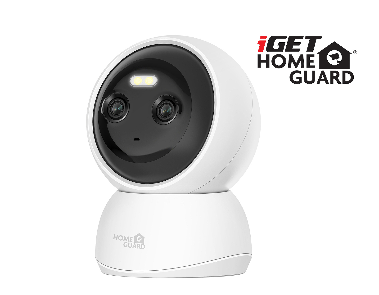iGET HOMEGUARD HGWIP222 - vnútorná IP kamera s dvojitou optikou, 2K rozlíšenie, Dual-lens, LED, nočné videnie, zvuk