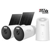 iGET HOMEGUARD HGWNK108402S - Wire-free 2K NVR 10CH + 2x batériová kamera so solárnymi panelmi