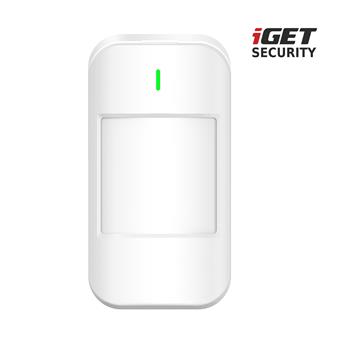 iGET SECURITY MP1 - bezdrôtový pohybový PIR senzor bez detekcie zvierat a s nastavením citlivosti pre alarm iGET SECURITY