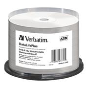 DVD-R 16x Wide Glossy Printable Waterproof No ID Brand 50ks/spindel AZO 
