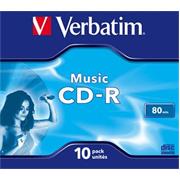 CD-R VERBATIM DTL+ AUDIO 80MIN 10ks/bal.