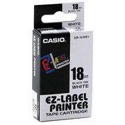 páska CASIO XR-18WE1 Black On White Tape EZ Label Printer (18mm)