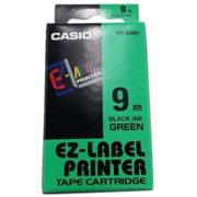 páska CASIO XR-9GN1 Black On Green Tape EZ Label Printer (9mm)