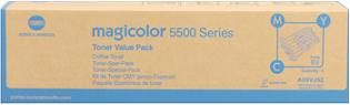 toner MINOLTA Magicolor 4650EN/4650DN/4690MF C/M/Y kit (3x8000 str.)