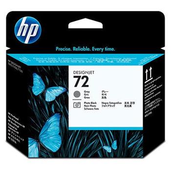HLAVA HP C9380A No. 72, šedá a foto čierná