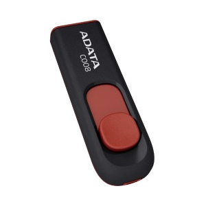 USB kľúč ADATA Classic Series C008 16GB USB 2.0 výsuvný konektor,čierno-červený