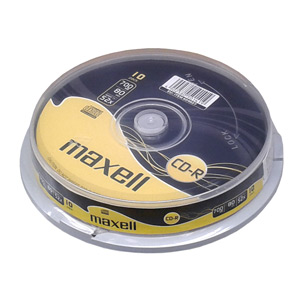 CD-R MAXELL 700MB 52X 10ks/cake