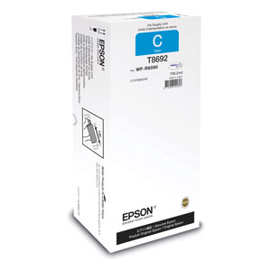 kazeta EPSON WorkForce Pro RIPS 8000 cyan XXL 75.000 strán