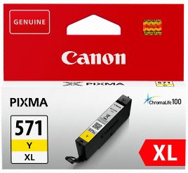 kazeta CANON CLI-571Y XL yellow MG 5750/5751/6850/6851/7750/7751