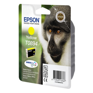 kazeta EPSON T0894 S20/SX105/SX205/SX218/SX405/BX300F yellow (3,5ml)