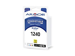 alt. kazeta wecare ARMOR pre BROTHER LC1240Y Yellow pre DCPJ525,J725,MFCJ430,J6510,J6710,J6910 8ml (885 str.)
