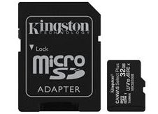 Pamäťová karta Kingston Canvas Select Plus micro SDHC 32GB Class 10 UHS-I 100/10 MB/s (+ adaptér)