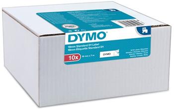 páska DYMO 45803 D1 Black On White Tape (19mm) (10ks)