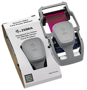 Zebra farbiaca páska pre ZC350, YMCPKO, Dye Sublimation, Thermal Transfer,  EMEA na potlač 200 kariet