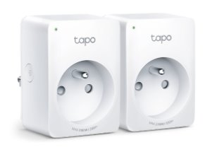 TP-link TAPO P100 WiFi Smart Plug, WiFi Smart zásuvka, biela farba, 2ks v balení