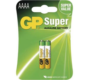 Batérie alkalické GP 25A AAAA LR61 (LR8D425) 2ks