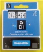 kompatibilná páska DYMO 59421 LetraTag White Paper Tape (12mm)