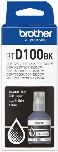 atramentová náplň BROTHER BT-D100BK Black DCP-T230/T430/T530/T730, MFC-T930 (7500 str.)