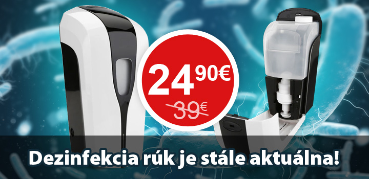 Bezkontaktný dávkovač dezinfekčného prostriedku