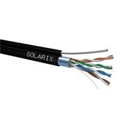 Inštalačný kábel Solarix CAT5E FTP PE samonosný 305m/cievka SXKD-5E-FTP-PE-SAM