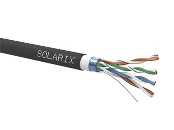 Inštalačný kábel Solarix CAT5E FTP PVC+PE dvojitý plášť 305m/cievka SXKD-5E-FTP-PVC+PE