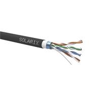 Inštalačný kábel Solarix CAT5E FTP PVC+PE dvojitý plášť 305m/cievka SXKD-5E-FTP-PVC+PE