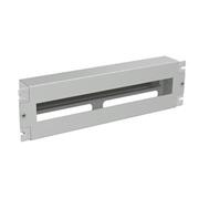 Inštalačný panel 3U s DIN lištou do 19" rozvádzača, RAL 7035, RAIL-3U-DIN