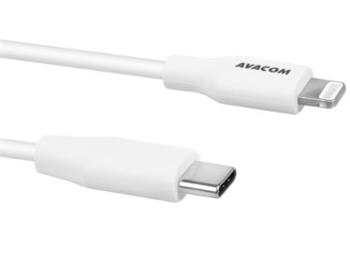 kábel AVACOM prepojovací USB Typ C / Apple Lightning (1,2m), 120W MFi biely