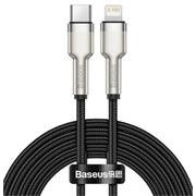 kábel Baseus Cafule Metal PD USB-typ C - Lightning 20W 2,0 m, čierny