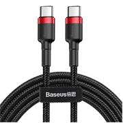 kábel Baseus Cafule PD USB-typ C - USB-typ C, 2,0 m 60W, čierny