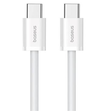 kábel Baseus Superior Series 2 USB-Typ C - USB-Typ C 30W 2m, biely