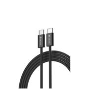 kábel Devia Smart EC325 PD USB-C - USB-C 1,0 m 60W 3A čierny