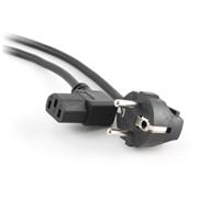 kábel napájací sieťový 220V, C13, 0,75mm2, 1.8m, zalomený, CABLEXPERT