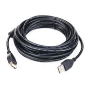 kábel USB predlžovací 2.0 A-A M/F 4,5m, CABLEXPERT premium quality s feritom čierny