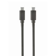 kábel USB typ C na USB typ C, 1,5m, 60W, 480Mb/s čierny, CABLEXPERT