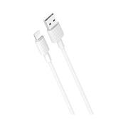 kábel XO NB156 USB - Lightning 1,0 m 2,4A biely