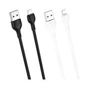 kábel XO NB200 USB - Lightning 1,0m 2.1A biely