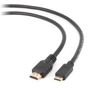 kábel z HDMI mini (typ C) na HDMI, vysokorýchlostný s ethernetom, 1,8m, CABLEXPERT