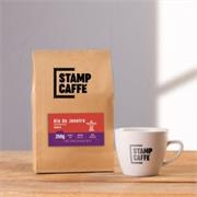 Káva Stamp Caffé - Rio de Janeiro; Odrodová káva - Brazília zrnková 100% Arabica 250g 