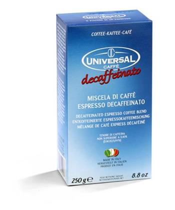Káva UNIVERSAL bez kofeínu mletá 250g vákum