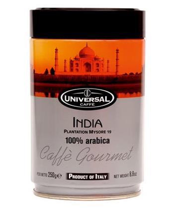 Káva UNIVERSAL INDIA zrnková 100% Arabica 250g