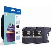 kazeta BROTHER LC-123 Black (2ks) DCP-J4110DW, MFC-J4410DW/J4510DW/J4610DW/J4710DW (2x 600 str.)