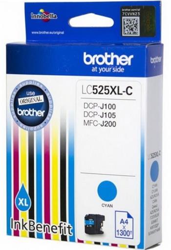 kazeta BROTHER LC-525XL Cyan DCP-J100/J105, MFC-J200 (1300 str.)