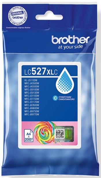 kazeta BROTHER LC-527XL Cyan MFC-J5010DW/J5110DW/J6975DW/J6977DW (2000 str.)