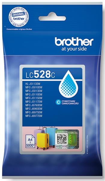 kazeta BROTHER LC-528 Cyan MFC-J5010DW/J5110DW/J6975DW/J6977DW (5000 str.)
