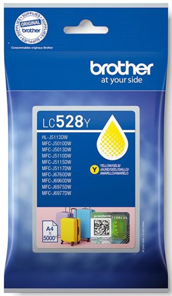 kazeta BROTHER LC-528 Yellow MFC-J5010DW/J5110DW/J6975DW/J6977DW (5000 str.)