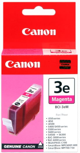 kazeta CANON BCI-3eM magenta BJC 3000/6000, S400/500/600, i550/i850 (390 str.)