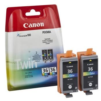 kazeta CANON CLI-36 color TWIN PIXMA iP100/iP110/TR150, mini 260 (2x 249 str.)