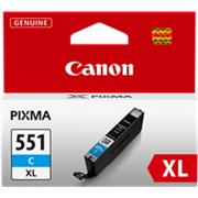 kazeta CANON CLI-551C XL cyan MG 5450/6350, iP 7250, MX 925 (500 str.)